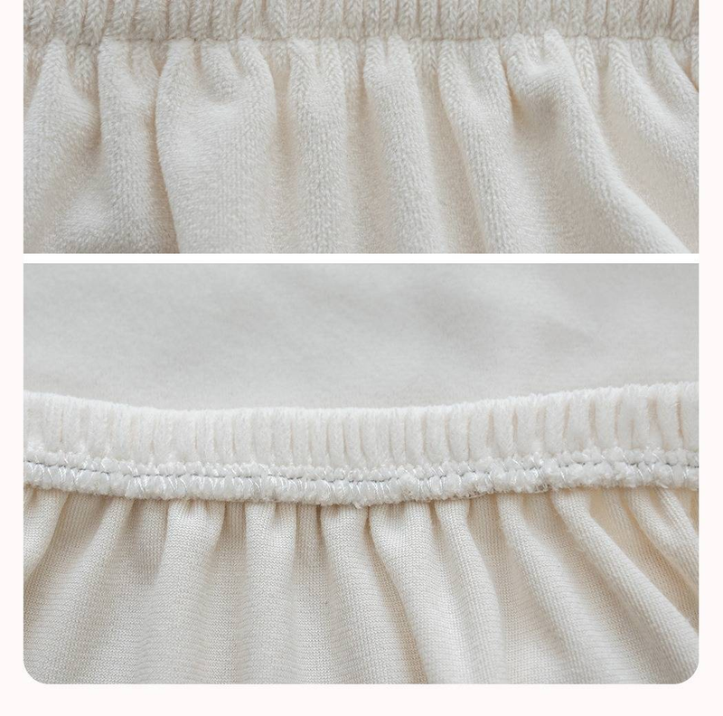 Copritestata letto in velluto elastico Silver Fox di alta qualità - Protezione morbida e imbottita per la protezione dalla polvere (diversi colori e misure)_voghion.com