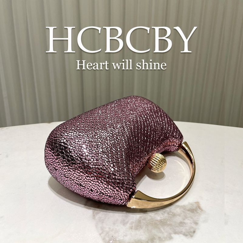 Women's Personalized Glitter PU Fabric Evening Bag Fashionable And Elegant Clutch Bag_voghion.com