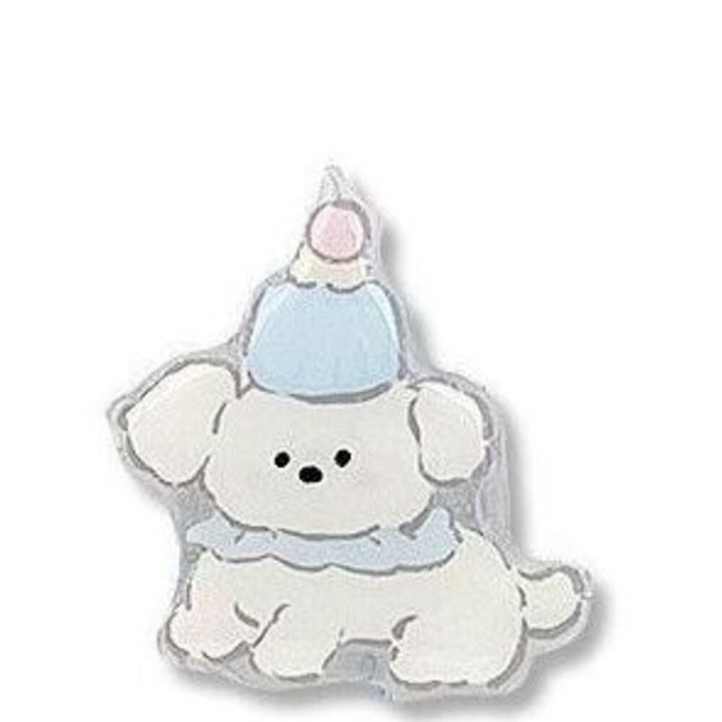 Cute Puppy Airbag Stand Foldable 2-in-1 Simple Retractable Adhesive Rotatable Multifunctional Desktop_voghion.com