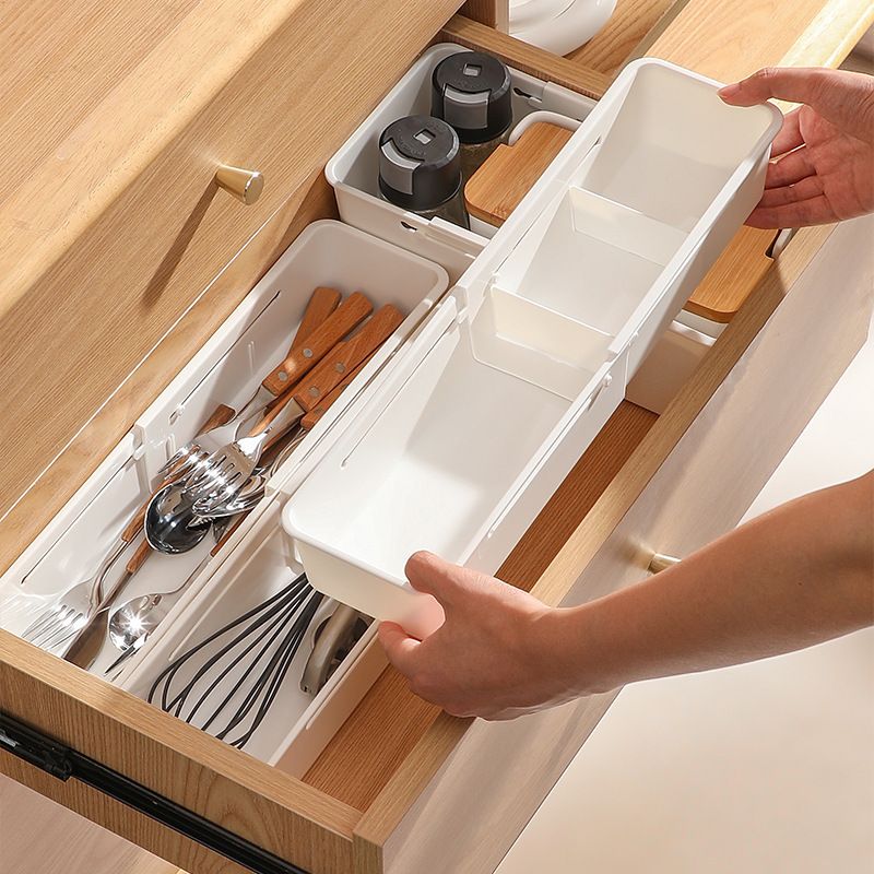 Drawers Can Be Fixed Retractable, Storage Tableware, Sorting For Household Cosmetics, Stationery, Medicine, With_voghion.com