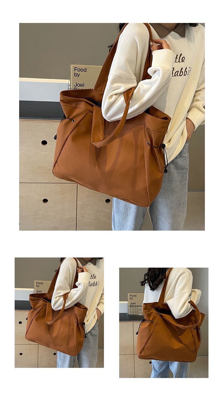 Damentaschen Große Kapazität Tote Pendlertasche Frauen Einfache Lässige Einfache Einfache Lässige Mode Schultertasche_voghion.com