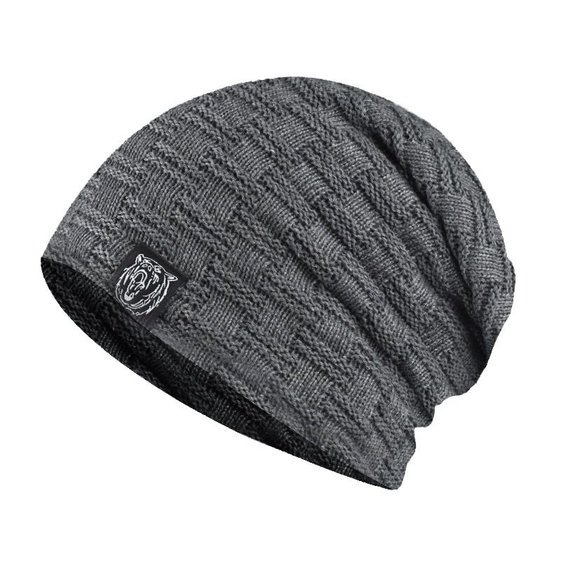 Knitted Hat For Warmth, Chenille Material With Velvet Hoodie, Men's And Women's Winter Hats_voghion.com