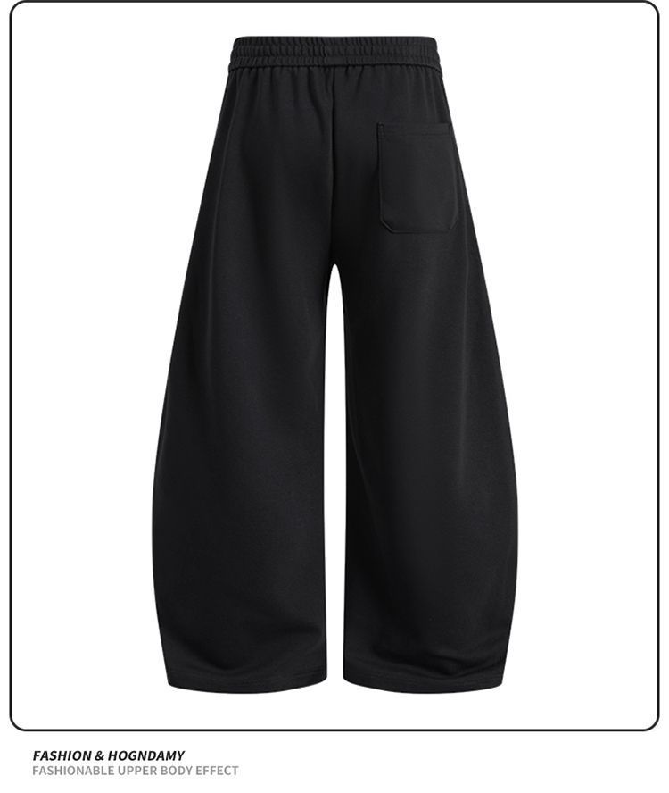 Men’s Casual Drawstring Jogger Pants – Relaxed Fit, Straight Leg, Cotton Blend (M-4XL, Black/Grey/Heather Grey, Everyday & Streetwear Essential)_voghion.com