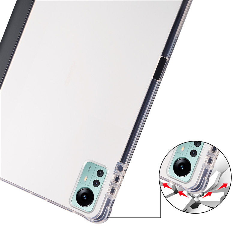 With Pencil Holder Funda For Mi Pad 5 Pro 12.4 2022 Case Tablet Coque For Xiaomi Mipad 5 Pro 12.4 Cover PU Leather Skin Shell_voghion.com