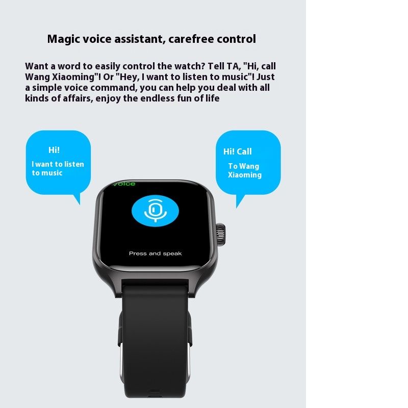 Reloj inteligente H16 con modelo privado transfronterizo, reloj inteligente con control del ritmo cardíaco, la presión arterial, el ejercicio y la salud, reloj deportivo GT40_voghion.com