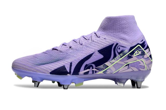 Chaussures de football basses Nike Air Zoom Mercurial Superfly IIX Elite SG pour terrain sec, modèle Mbappé Ronaldo, taille 39-45, pour hommes, femmes et enfants_voghion.com