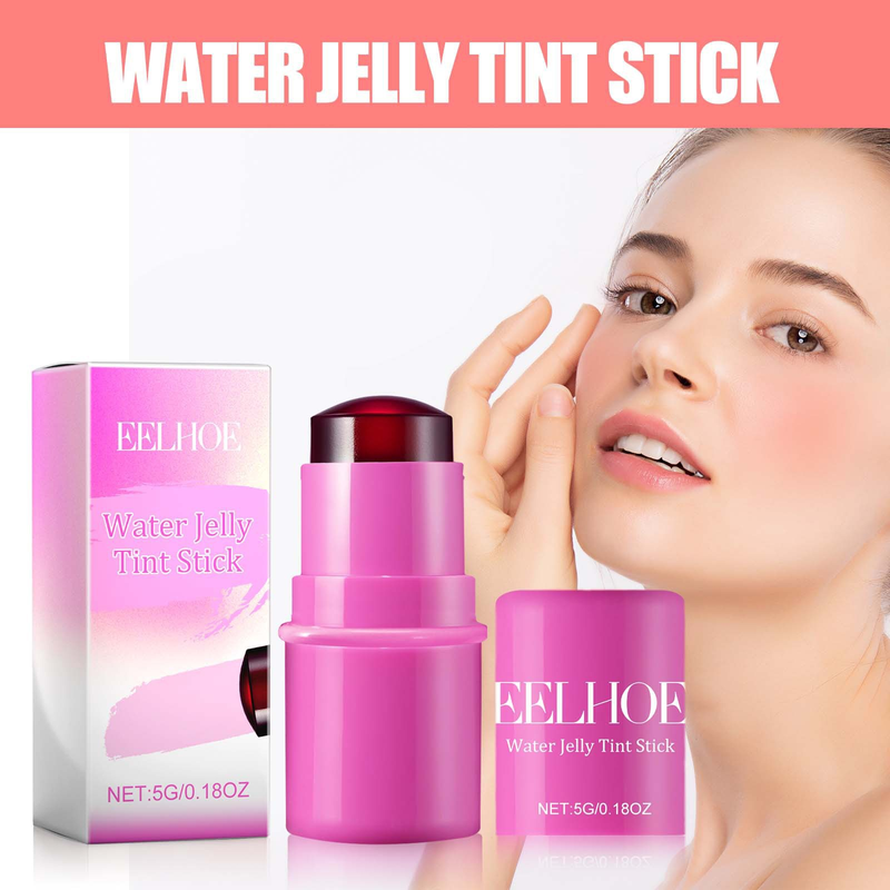 EELHOE Fruit Jelly Berry Stick, Colorful, Makeup Free, Moisturizing Lip Color powder blusher Dual purpose Stick_voghion.com