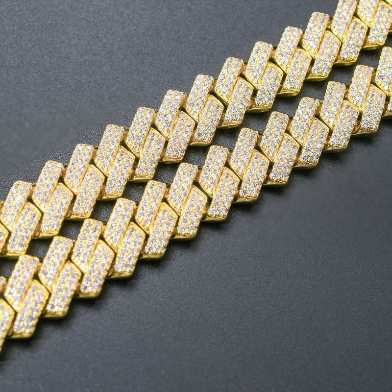2023 Neit Selg Hip Hop Inlay Mat Waasser Handdekoratioun Männer Bar Kubanesch Kette 14mm Dia Personaliséiert Bracelet_voghion.com