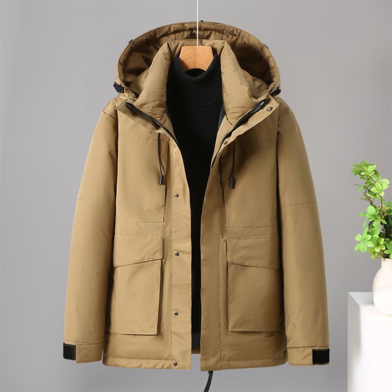 Robuste Winter-Steppjacke für Damen und Herren – Russischer Bestseller (L-XXXXL, Schwarz/Armeegrün/Khaki, mit/ohne Pelzbesatz)_voghion.com