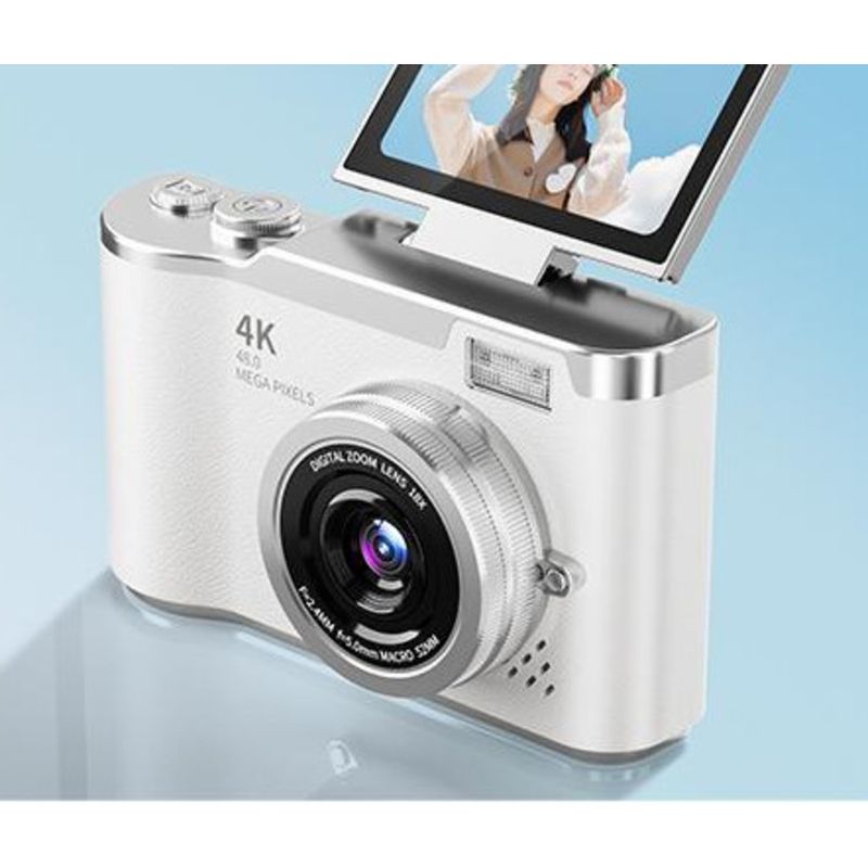 9600 HD Pixel Flip Digital Campus CCD Travel Selfie Card Camera Student Edition_voghion.com
