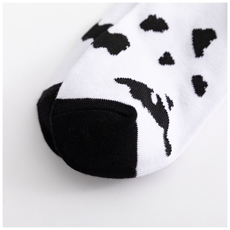 2025d Trendy Cow Ice Cream For Men Women, Couple Mid-Calf Socks, Blue Sky And White Cloud Sports Versatile Cotton Socks_voghion.com