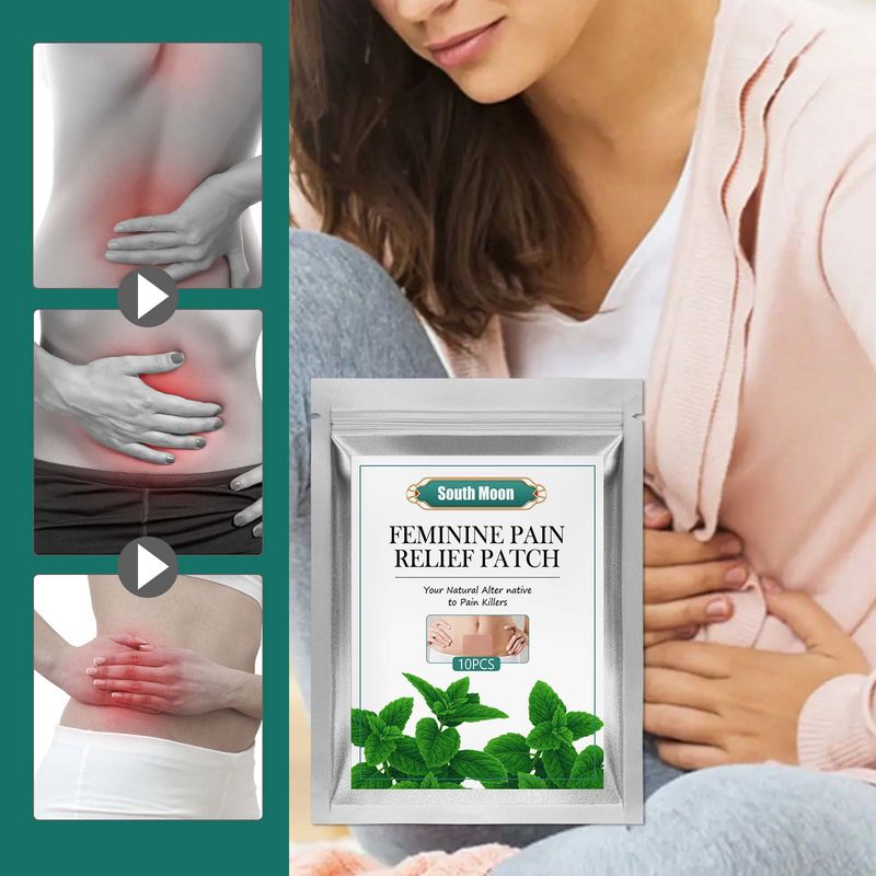 Lõunakuu menstruatsiooni leevendav plaaster leevendab kõhuspasme ja valu füsioloogilise perioodi jooksul_voghion.com