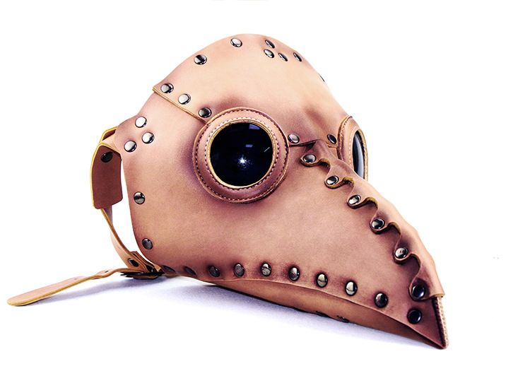 Mască medievală steampunk cu cioc de ciumă, nouă, anime, decorațiuni pentru petrecere de Halloween_voghion.com
