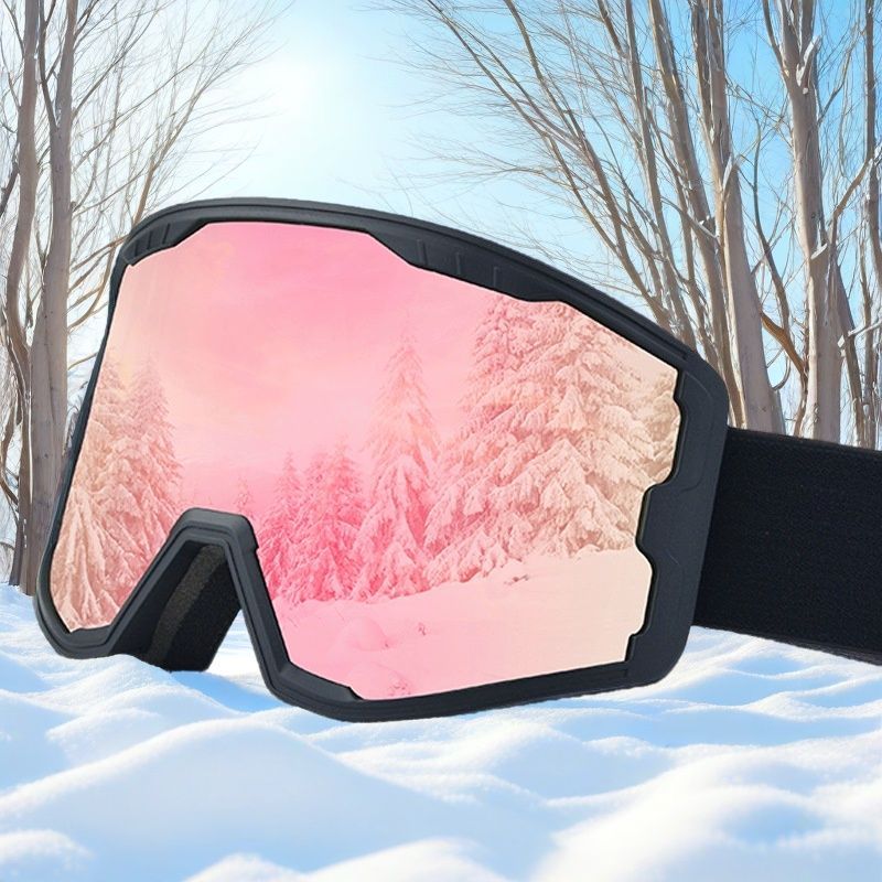 Outdoor Sports Double Layer Anti-fog Ski Equipment Glasses Windproof Riding Climbing Goggles_voghion.com