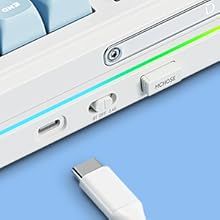 Teclado mecânico sem fio K99 98%, conexão de três modos, teclado compacto para jogos, com junta de seis camadas, retroiluminação RGB, adequado para conexão hot plug de Mac_voghion.com