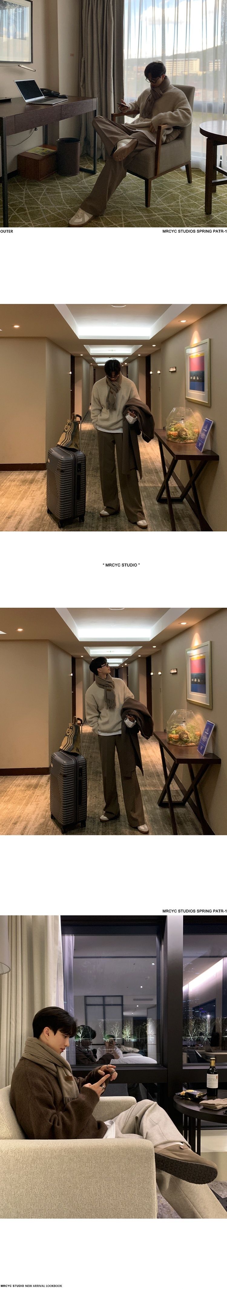 Hue Hue MYQ Solid Color Lazy Style Men's Winter Warm Base Shirt Korean Trend Loose Pullover Knitted Sweater_voghion.com