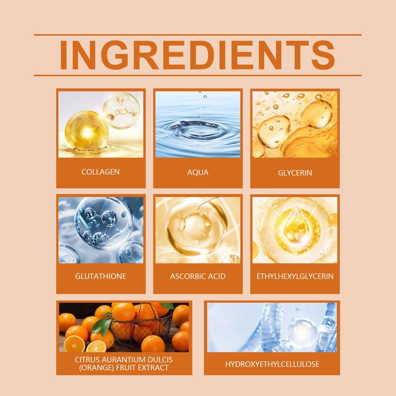 Hoygi Vitamin C Serum Firming, Moisturizing, Brightening, Hydrating, Silky And Tender Face Serum_voghion.com