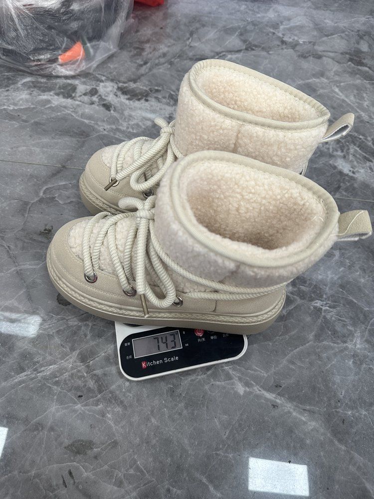 Häreschong grouss Gréisst décke Buedem Kräizband Schnéistiefelen 2024 Hierscht a Wanter nei verdickte Mëttröhre Knéi laang waarm Dammestiefelen_voghion.com