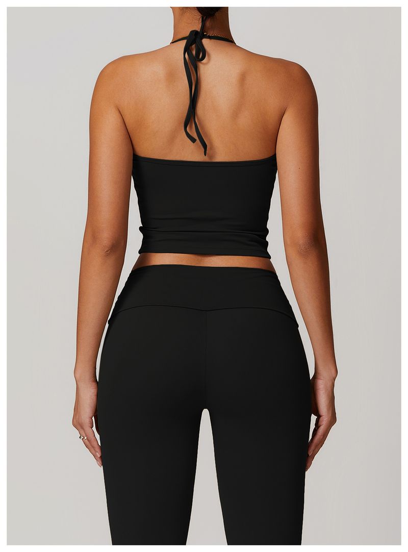 Damen-Yoga-Sport-BH mit integrierten Polstern, verstellbarem, überkreuztem Rückengurt, atmungsaktivem, schnell trocknendem Workout-Tanktop für Fitness_voghion.com