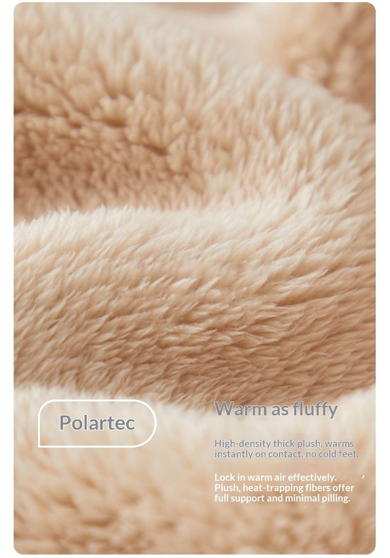 Glide Umstands-Hausschuhe für Damen, Herbst/Winter, dicke Sohle, warm und flauschig, aus Baumwolle, auch für Herren_voghion.com