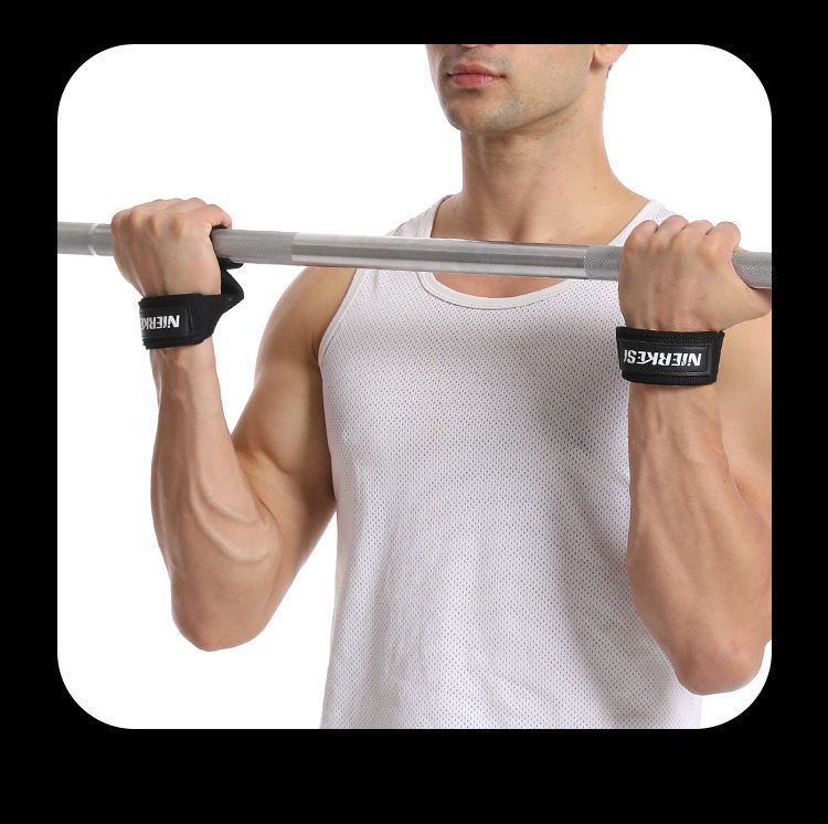 New Power Assist Deadlift Silicone Strip Anti-Slip Wrist Guard Belt Pull-Up Horizontal Bar Protective Gear Bandage_voghion.com