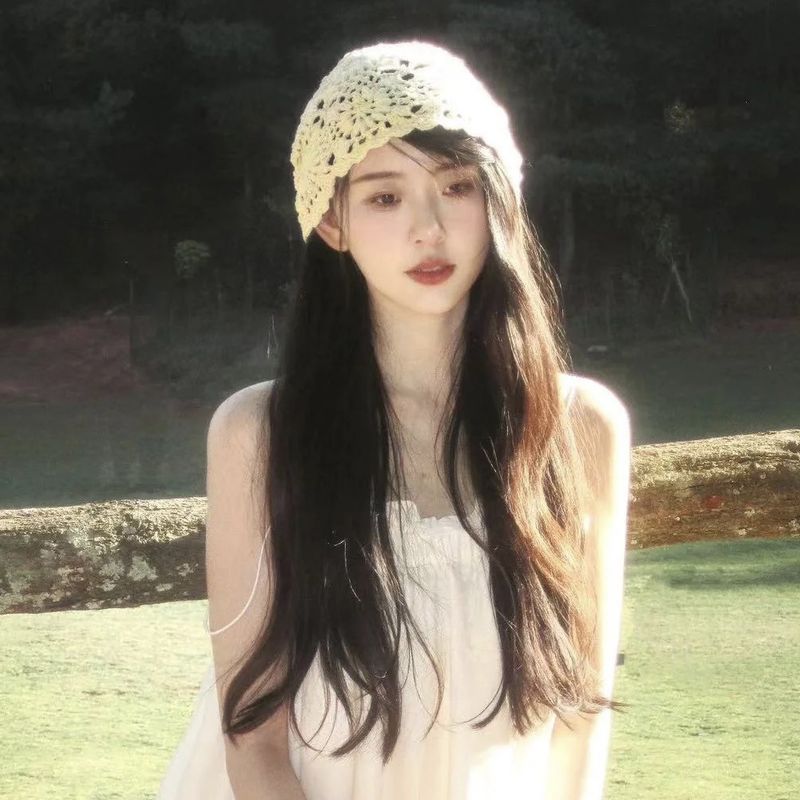 Hot Sale Herfst en Winter Uitgeholde Gebreide Ademende Zomer Bloemen Baret Cap Casual Mode Skullies Hoed Dames Mutsen_voghion.com