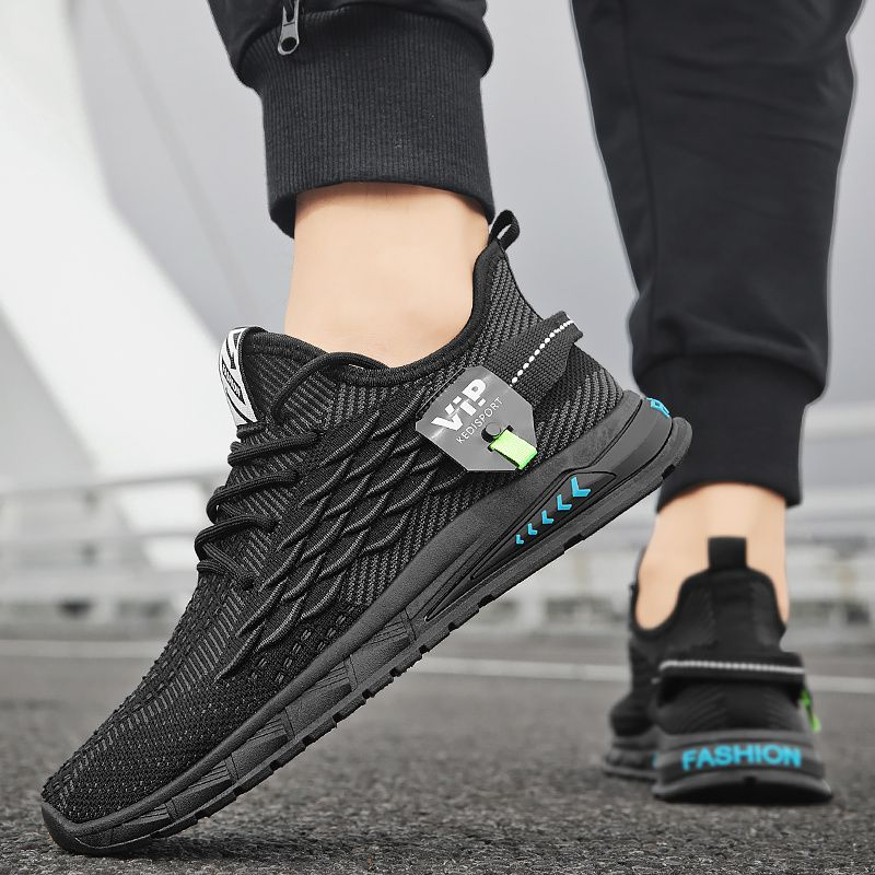 Man Breathable Tennis Fiess Sneakers Lightweight Running Walking Shoes Non-Slip_voghion.com