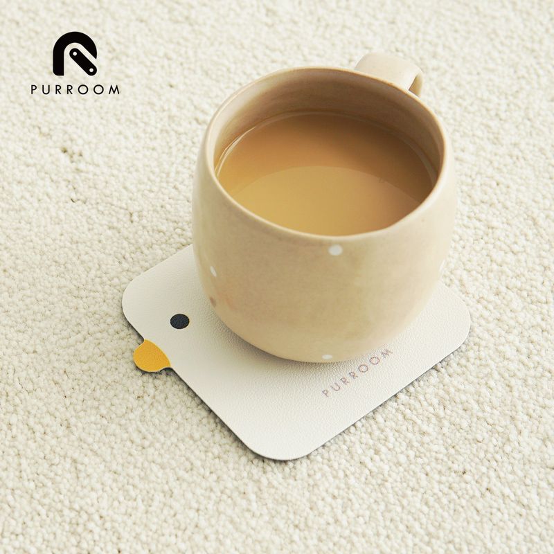 Tappetino per tazza da pollo Miwei Best Purroom di qualità imbattibile, impermeabile, antiolio, antiscivolo, in pelle PU, per tavolo da pranzo, con topo._voghion.com