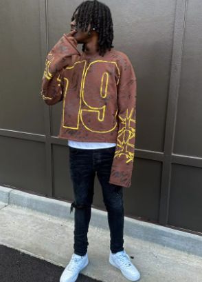 Camiseta con estampado digital de estilo gótico callejero para hombre, sudadera informal con capucha estilo hip-hop Haruku Y2k_voghion.com