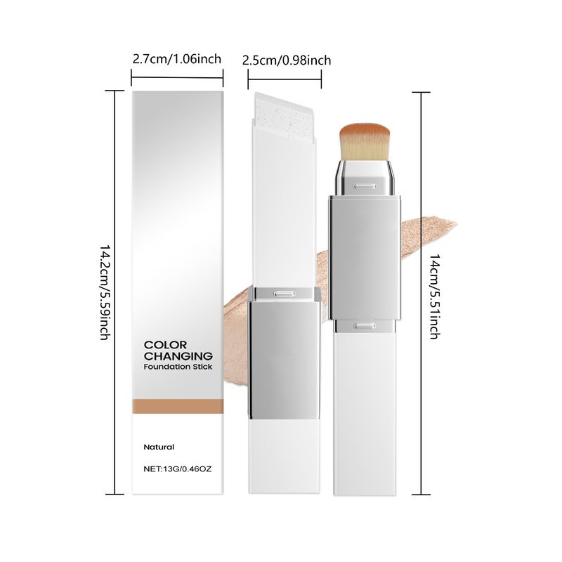 2-in-1-Farbwechsel-Stift mit natürlicher Farbtextur, matt, klar, leicht, für den täglichen Gebrauch_voghion.com