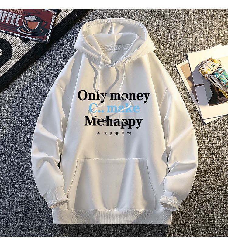 Herren-Kapuzenpullover für den Frühling – Übergroßer Freizeitpullover, leicht und atmungsaktiv, Weiß/Grau/Schwarz, S-3XL_voghion.com