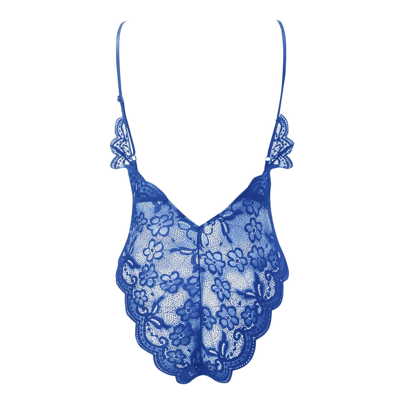 Plus Size Bodysuit För Kvinnor Sexiga Underkläder Rygglösa Blommor Spets Nallar Bodysuit Babydoll Underkläder Kvinnliga Sovkläder_voghion.com