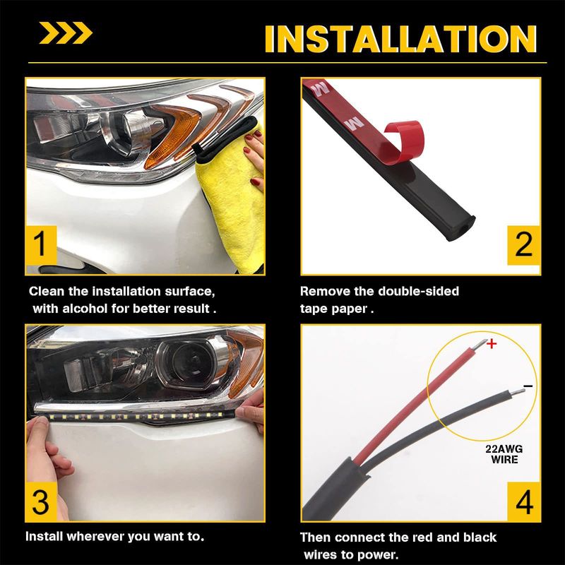 Feux décoratifs à LED pour motos, feux de golf, feux de pied, pack de 6 feux décoratifs populaires transfrontaliers_voghion.com