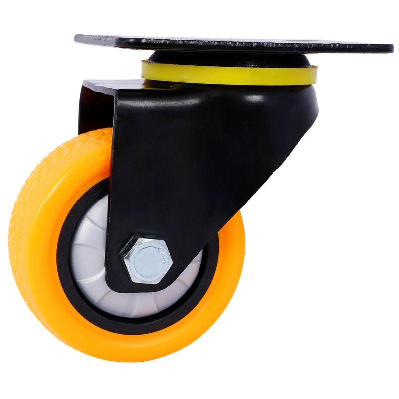 Movers Dolly Heavy Duty Furniture Dolly Trolley Cart 18''x12'' Aluminum Frame With 3'' TPU Professional Casters With Brake Option 2pcs Set_voghion.com