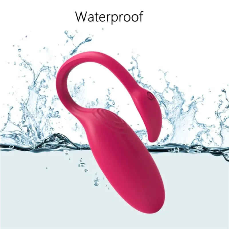 App mit Flamingo, Bluetooth, Ei, Klitorisstimulator, G-Punkt-Massagegerät, vibrierender Ball, magischer Vibratorbewegung, Sexspielzeug_voghion.com