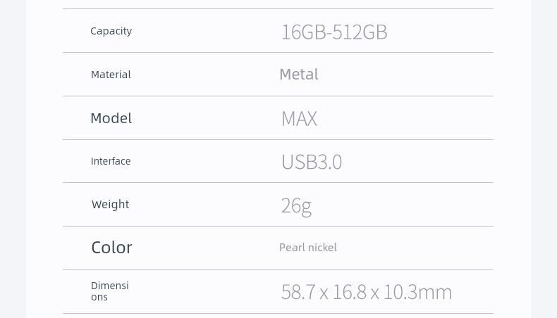 Yantai Computer Negozio fisico Banqu Xibin 32gu Piastra USB3.0 Unità flash USB ad alta velocità Elegante metallo 32G_voghion.com