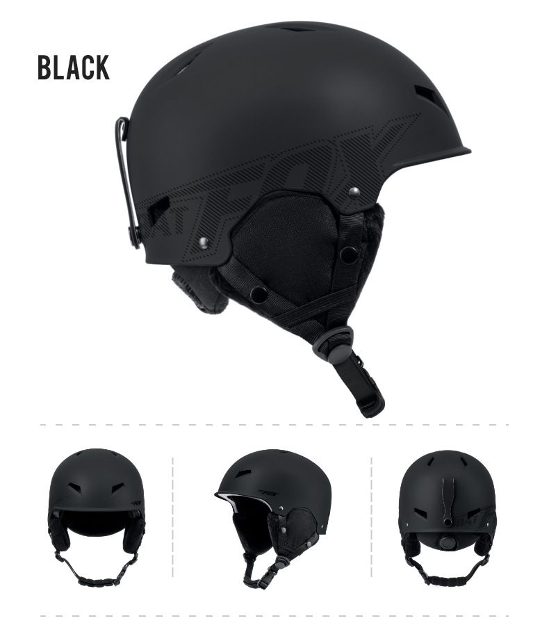 BATFOX Unisex Ski Helmet For Adults - Lightweight ABS Shell With EPS Foam Liner, Warm & Comfortable Snowboarding Helmet For Men & Women_voghion.com