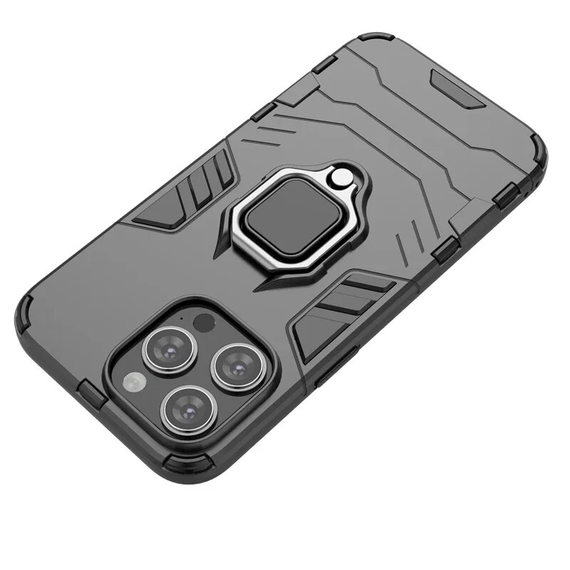 Armadura a prueba de golpes para 15 Pro Max 15Pro iphone15 Plus Soporte magnético para automóvil Anillo de cubierta trasera para iPhone 15ProMax Funda de teléfono_voghion.com