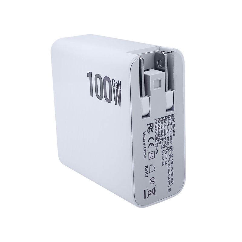 Cargador de teléfono móvil syct 100W GaN PD multipuerto de alta potencia, cabezal de carga rápida, adaptador para portátil_voghion.com