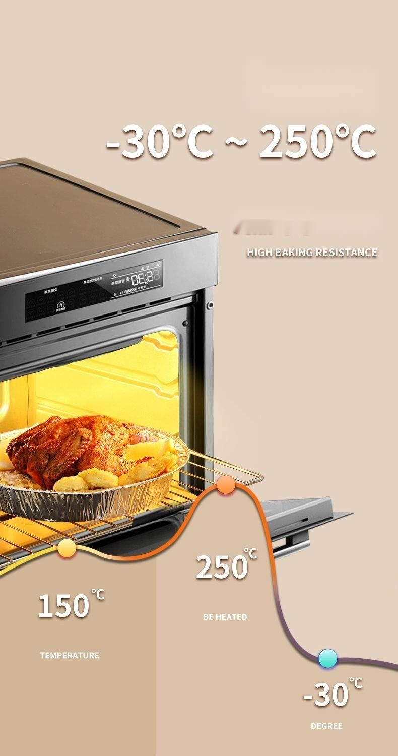 Kalınlaştırılmış Alüminyum Folyo Hava Fritözü Özel Tepsi Yüksek Sıcaklığa Dayanıklı Pişirme Pedi Kızartma Yağı Emici Yağ Geçirmez Kağıt_voghion.com