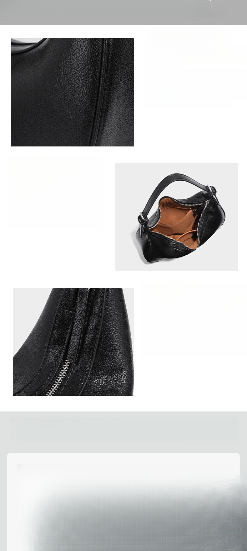 Multifunctional Underarm Bag, Crescent Hobo High-end Dumpling Bag, Minimalist Shoulder Bag, Crossbody Bag New For Spring/Summer 2025_voghion.com