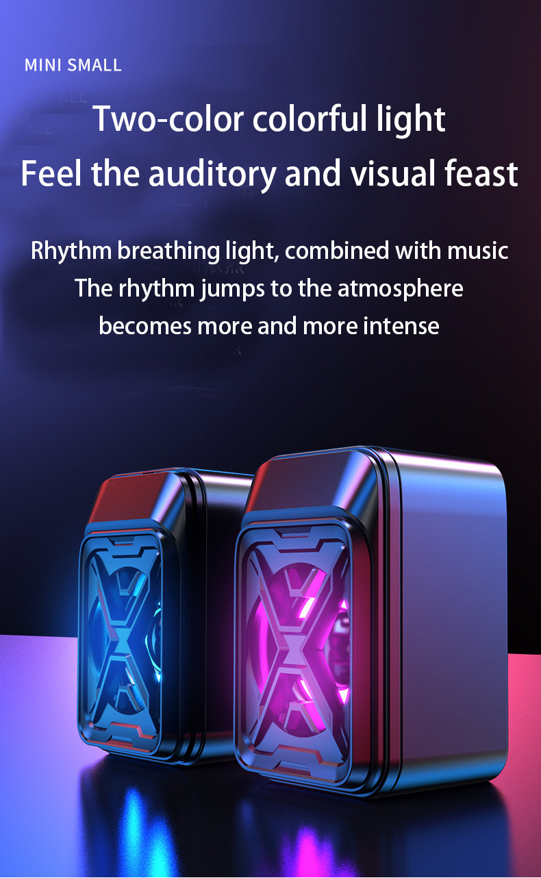 Mažas garsiakalbis su HIFI 360° erdviniu garsu – gaukite šokiruojančią dovaną su malonia garso kokybe_voghion.com