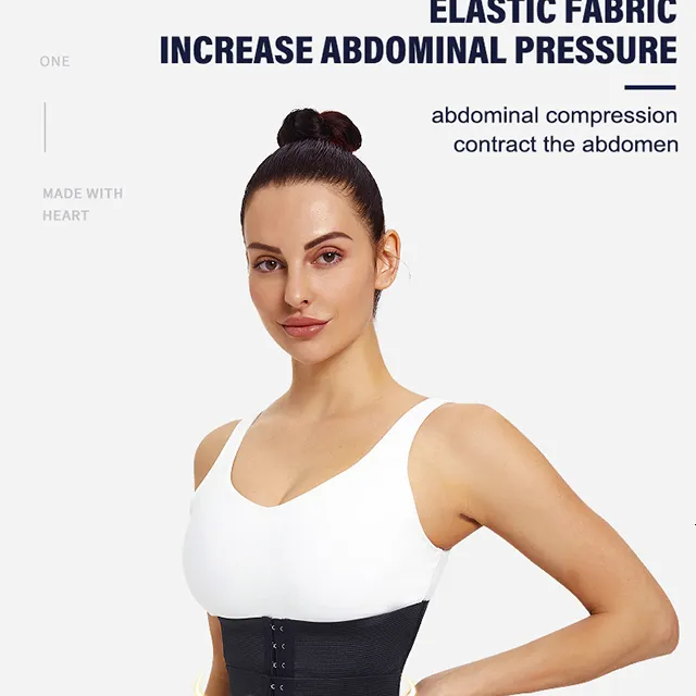 Talje Mave Shaper MISTHIN Latex Talje Trainer Dobbeltbælte Korset Til Damer Justerbar Korset Mave Reducerende Fas Bælte_voghion.com