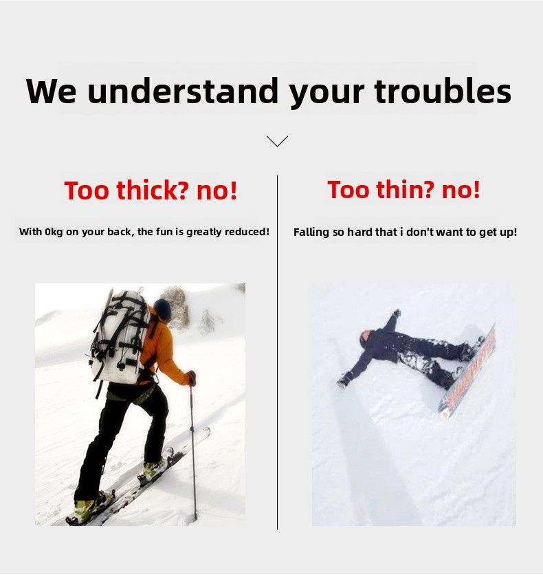 Ski Protective Gear Hip Guard Knee Thickened Pad Anti-Fall Beginner Inner Wear Tailbone Protection Sticker_voghion.com