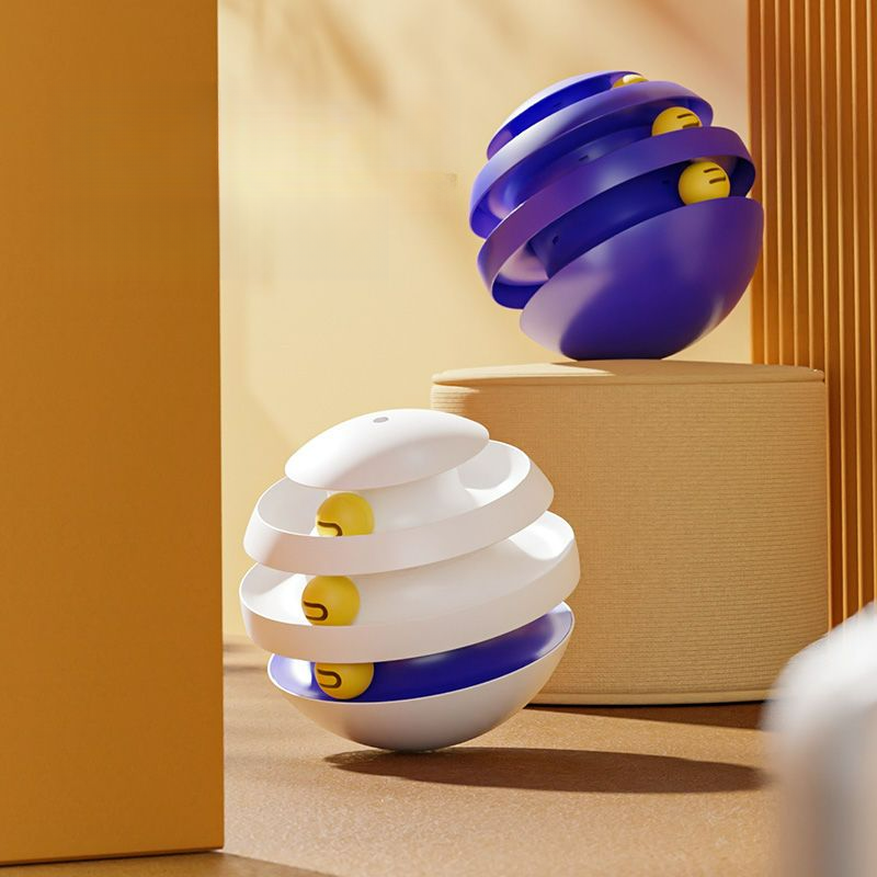 Rotating Tumbler Kitten New Cat Toy Supplies Pet_voghion.com