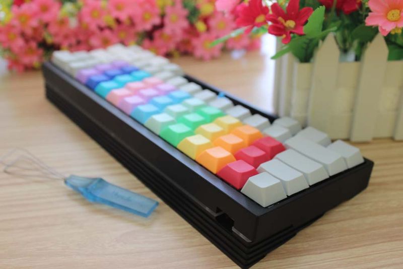 Dsa1x Gravürsüz PBT Kısa Top Kapak Monokrom Nical Klavye_voghion.com