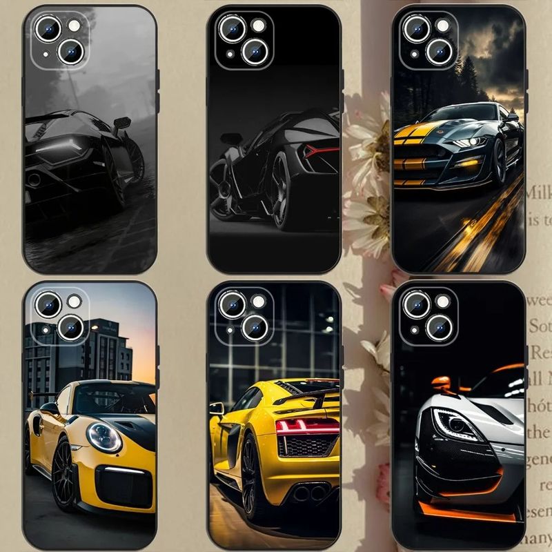 Suitable For IPhone 15 New Cool Sports Car Phone Case_voghion.com