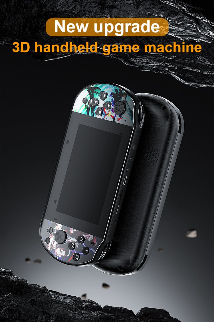 Video Game Consoles New 4.3 Inch Smooth PS1 Handheld Game Console_voghion.com