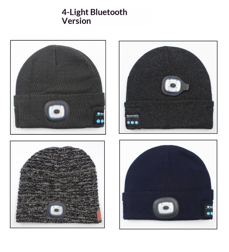 QFV50704555550<== New Outdoor Camping Lighted Knitted Cap Adjustable Night Running LED Glowing Bluetooth Music Hat Dome_voghion.com