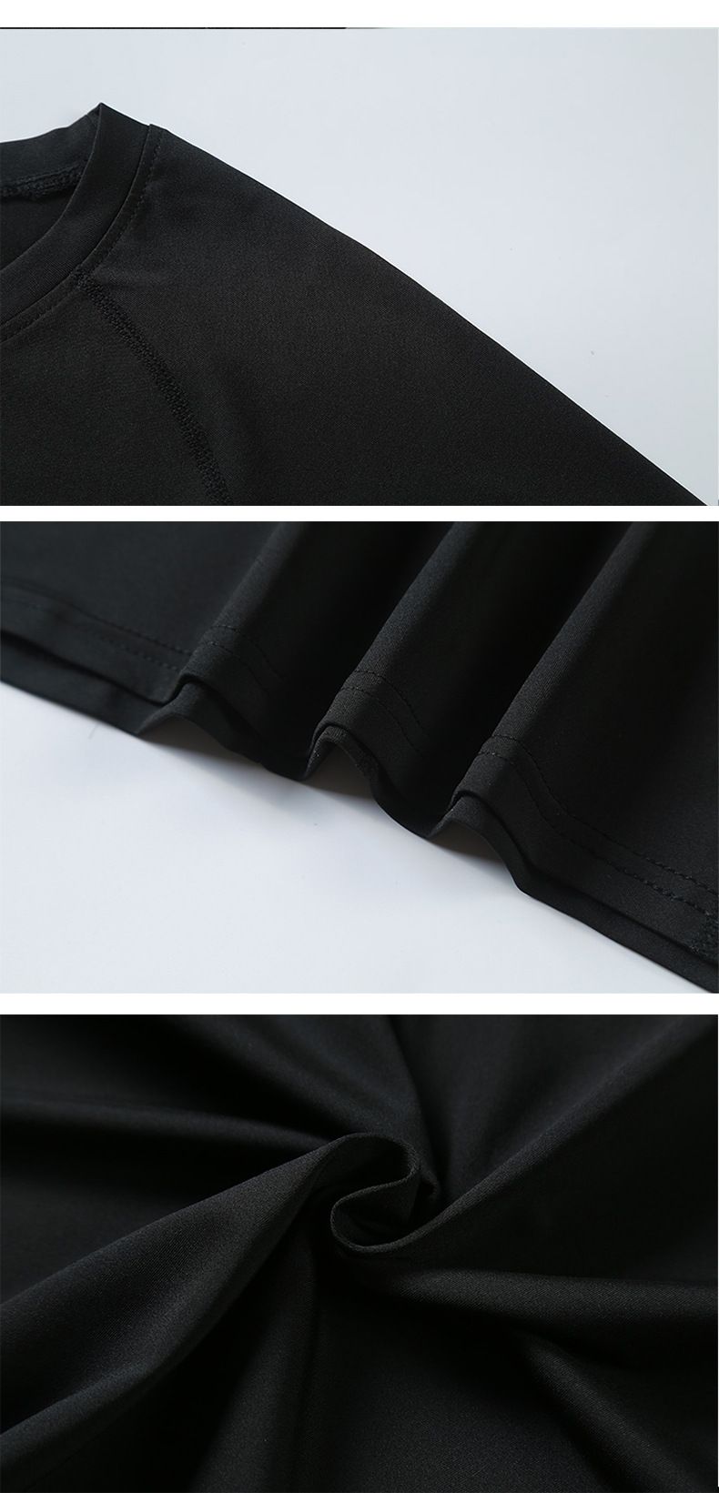 Men's Clothing Sports Elite Short Sleeved Quick Drying Clothes For Men Running Basketball Training Bottoming Shirt Elastic And Breathable Tights_voghion.com